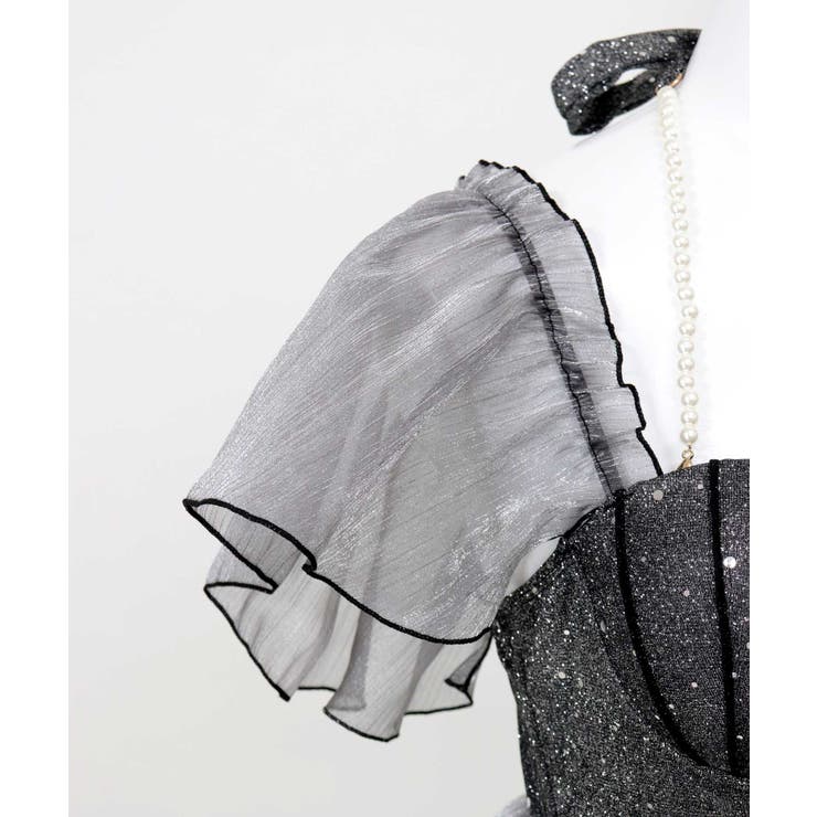 ラメ混 フリル リボン ワンピース 水着 | OSYAREVO | 詳細画像14 