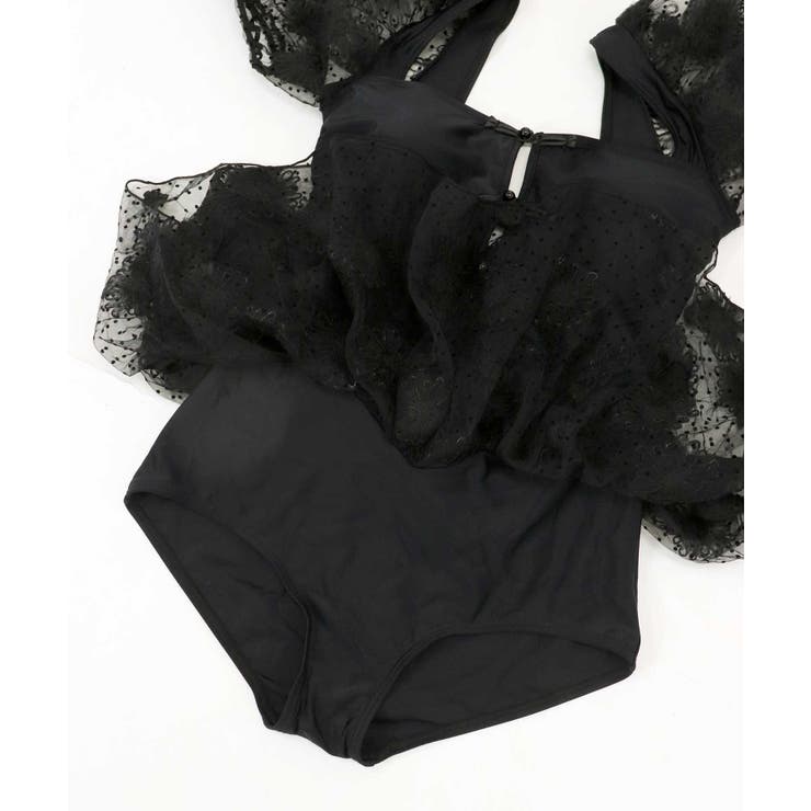 チュール フラワー バックシャン ワンピース 水着 | OSYAREVO | 詳細画像21 