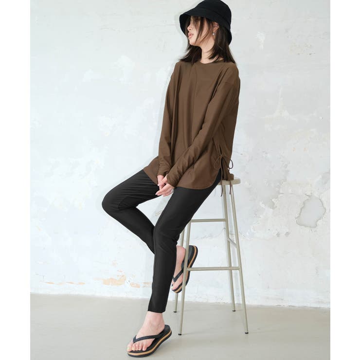 【紫外線カット率99％以上】体型カバー サイドギャザー ラッシュガード | OSYAREVO | 詳細画像27 