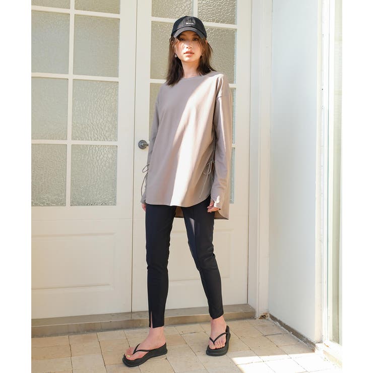 【紫外線カット率99％以上】体型カバー サイドギャザー ラッシュガード | OSYAREVO | 詳細画像12 