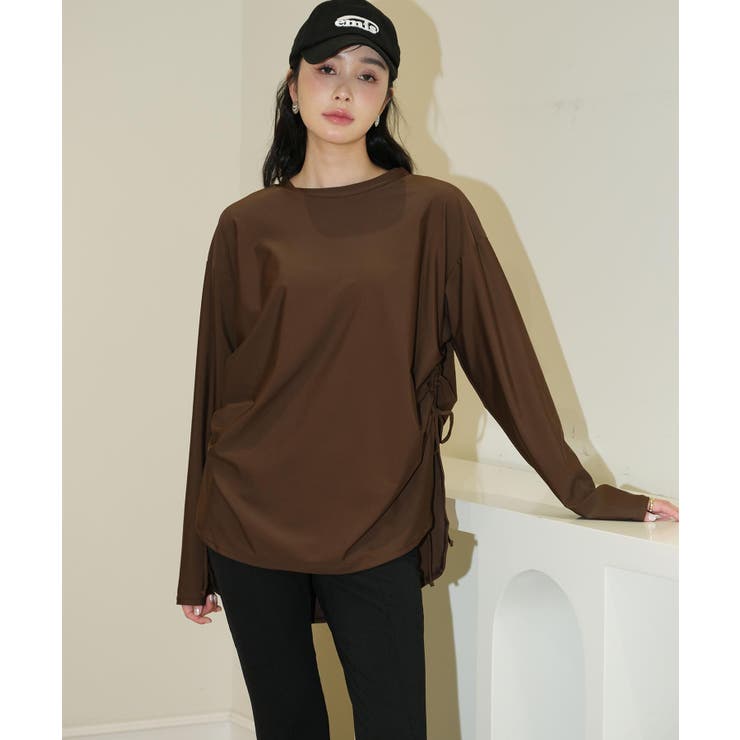 水着・ラッシュガード 2way Design Sleeveless Set-up Brown Free 4224-main-250418.jpg