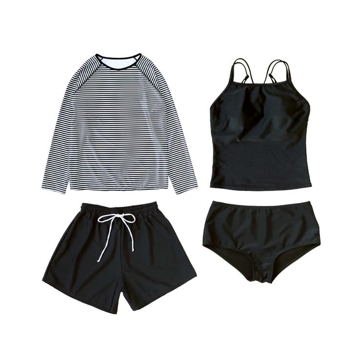 ラッシュガード 付き キャミソール | OSYAREVO | 詳細画像35 