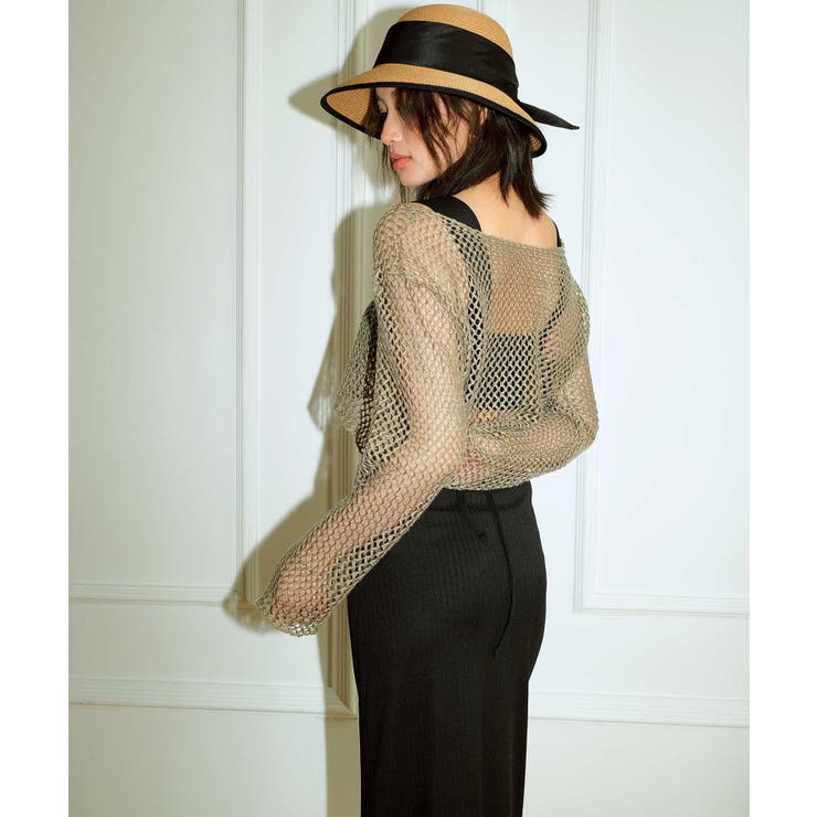 メッシュトップス×スカート 付き スイムウェア 水着 レディース | OSYAREVO | 詳細画像32 