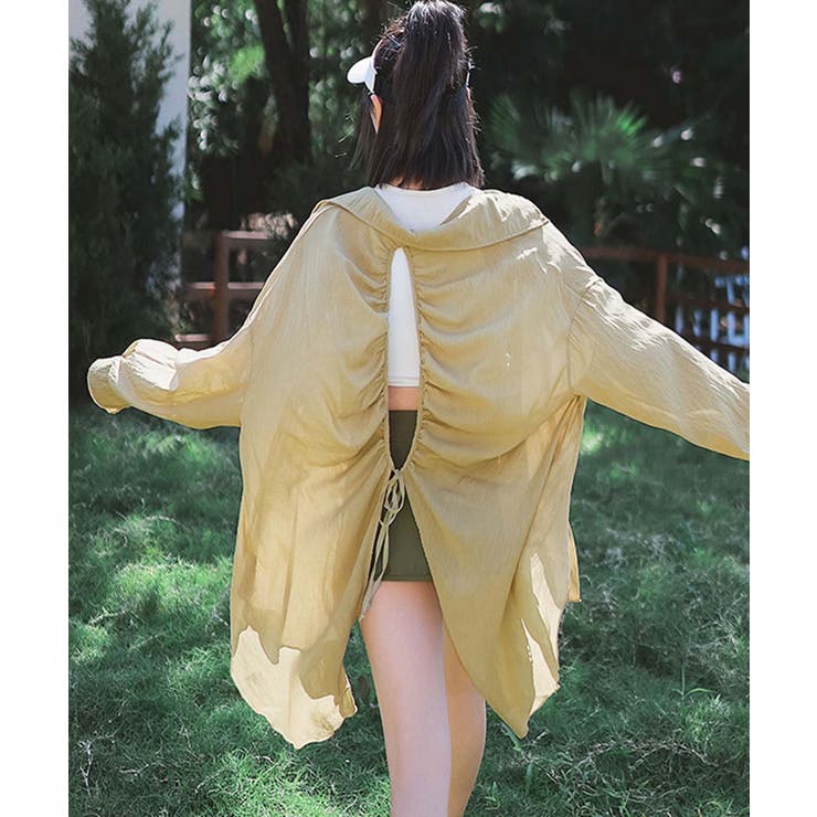 シアーシャツ 付き サイドレースアップ スイムウェア 水着 レディース | OSYAREVO | 詳細画像2 