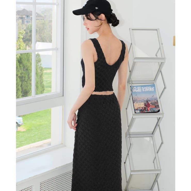 フラワーパイル セットアップ スイムウェア 水着 レディース | OSYAREVO | 詳細画像9 