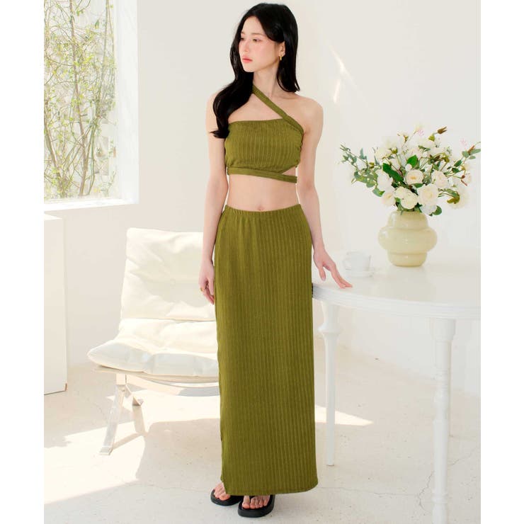 クロスストラップ アシンメトリー 水着 レディース | OSYAREVO | 詳細画像19 