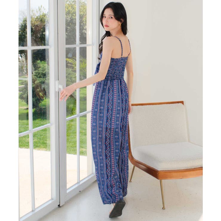 カバーアップ リゾート柄 オールインワン 水着 レディース | OSYAREVO | 詳細画像25 