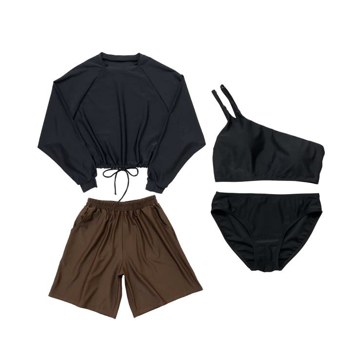 【紫外線カット率99％以上】ラッシュガード 付き ワンショルダー | OSYAREVO | 詳細画像30 