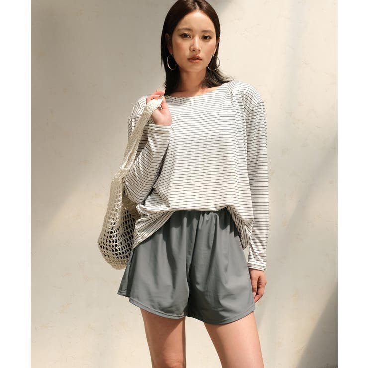 OSYAREVO オシャレボ ベージュ Mサイズ ラッシュガード付き ビキニ 4点セット[品番：OSRW0005385