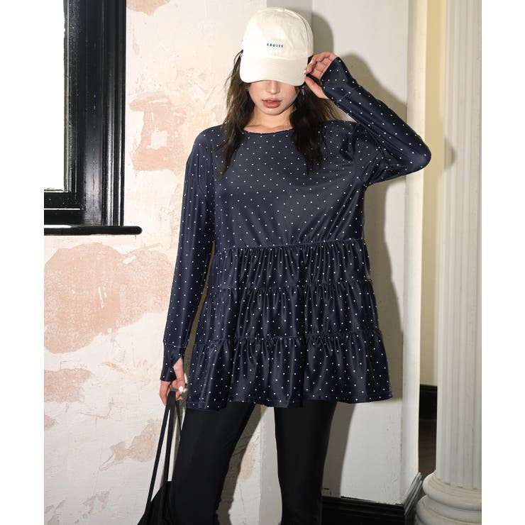 【紫外線カット率99％以上】フレア ラッシュガード 付き | OSYAREVO | 詳細画像3 