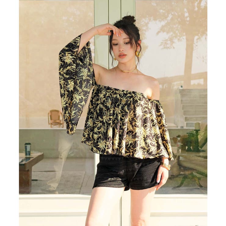 カバーアップ オフショルダー キャミソール | OSYAREVO | 詳細画像16 