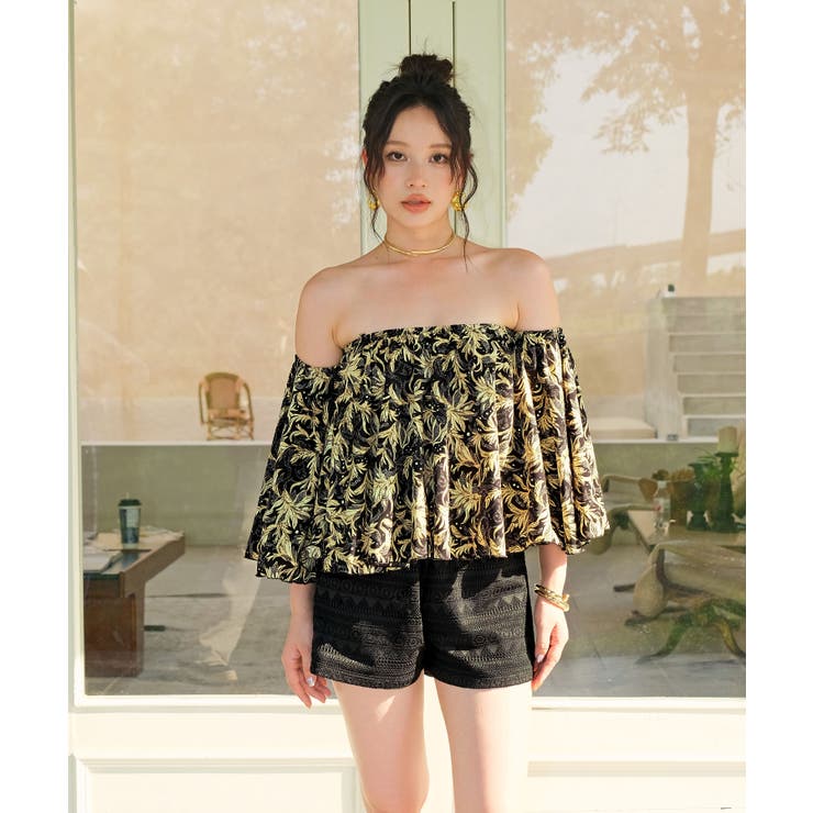 カバーアップ オフショルダー キャミソール | OSYAREVO | 詳細画像17 