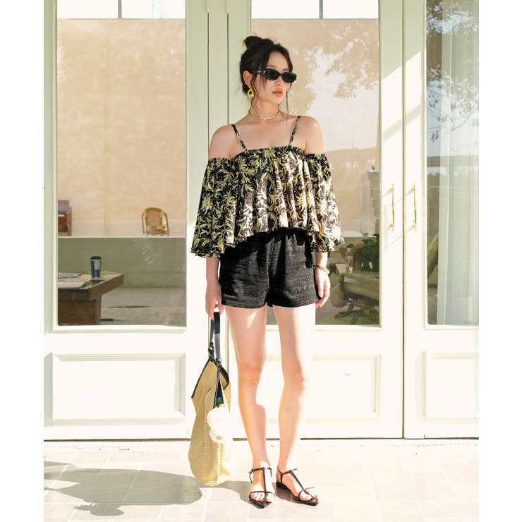 カバーアップ オフショルダー キャミソール | OSYAREVO | 詳細画像26 