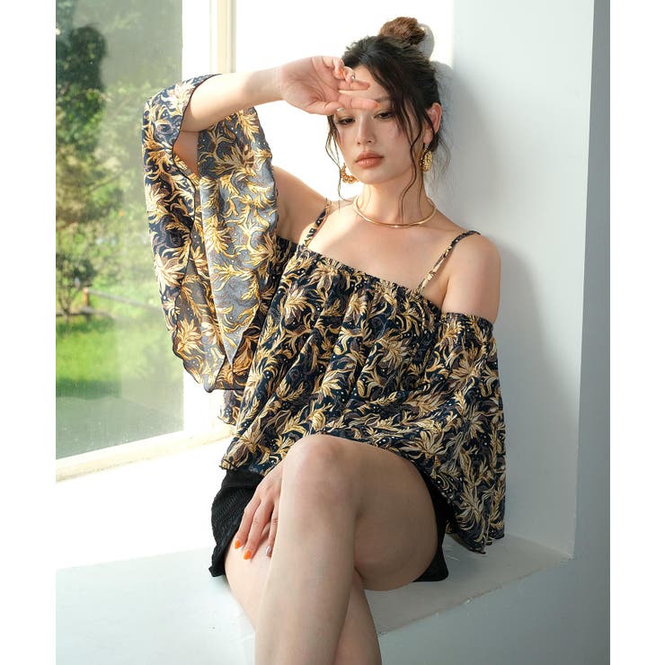 カバーアップ オフショルダー キャミソール | OSYAREVO | 詳細画像38 