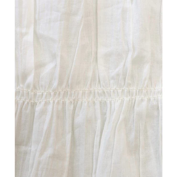 カバーアップ ギャザー ブラウス セットアップ 体型カバー レディース | OSYAREVO | 詳細画像56 