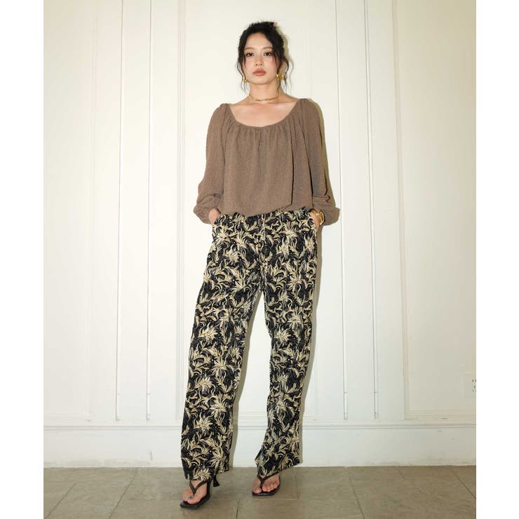 カバーアップ リゾート ワイドパンツ 体型カバー レディース	 | OSYAREVO | 詳細画像32 