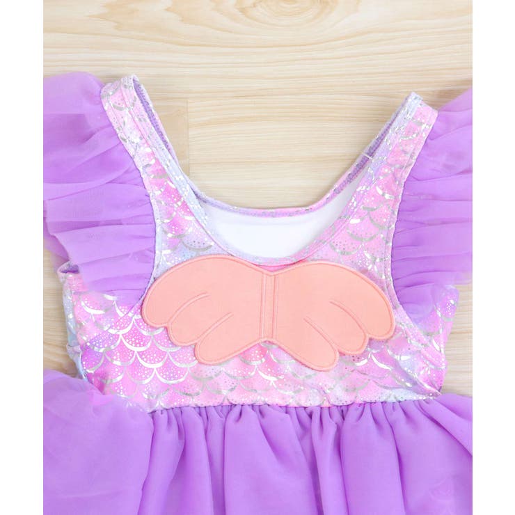 キッズ マーメイド×ウィング チュール ワンピース 水着 | OSYAREVO | 詳細画像18 