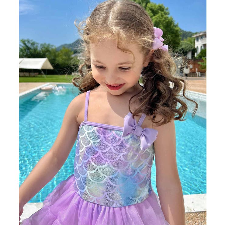 キッズ マーメイド チュール ワンピース 水着 | OSYAREVO | 詳細画像2 