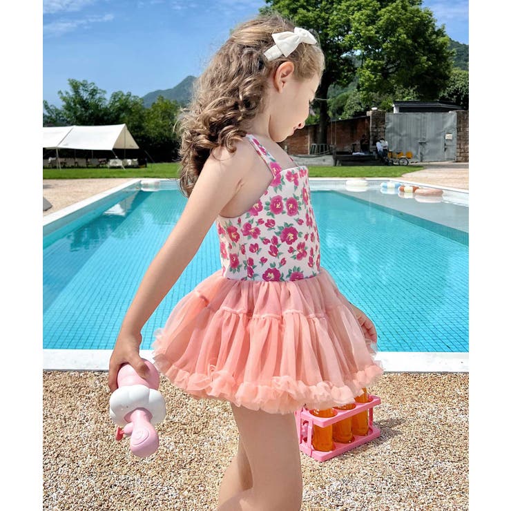 チェリーバスケット ワンピース うさぎ 水着 夏服 麦わら帽子ノーブランド ノーブランド うさぎ 水着 チェリーバスケット ワンピース