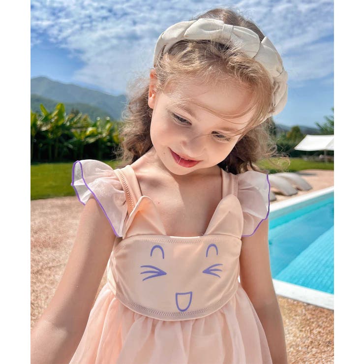 キッズ アニマル チュール ワンピース 水着 | OSYAREVO | 詳細画像9 