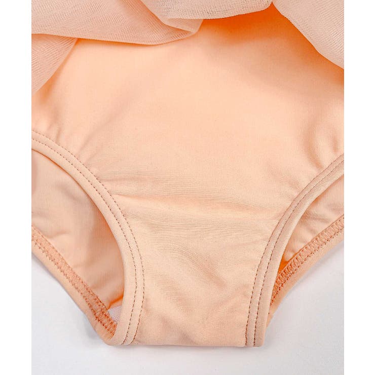 キッズ ポンポン チュール ワンピース 水着[品番：OSRW0005559