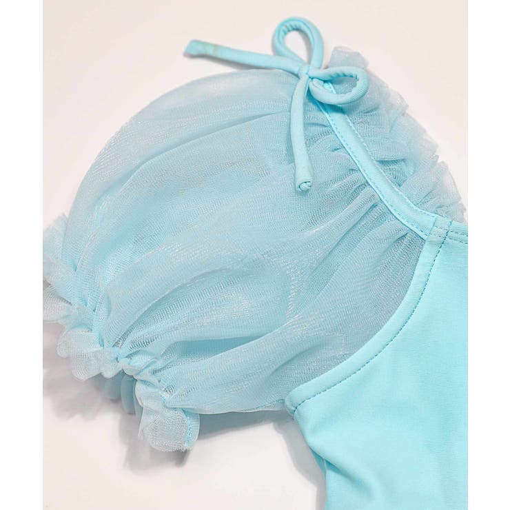 キッズ パフスリーブ ×ホログラム ワンピース 水着 | OSYAREVO | 詳細画像13 