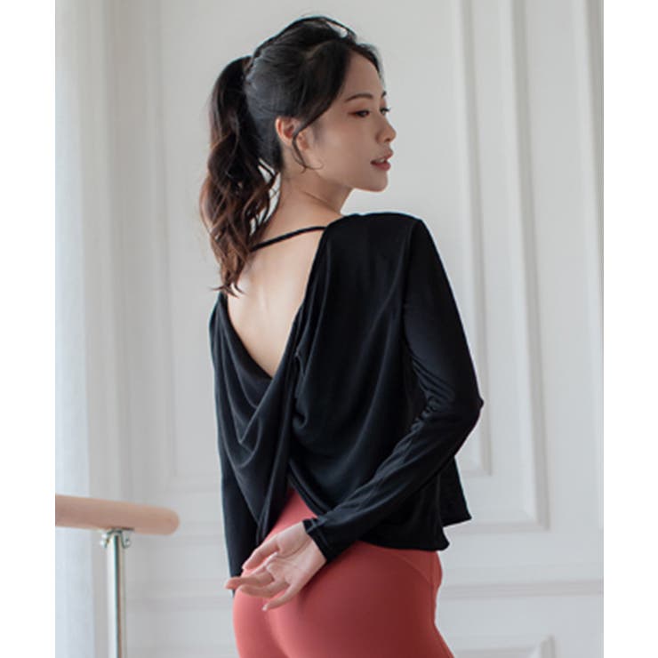 バックオープン クロストップス | OSYAREVO | 詳細画像3 