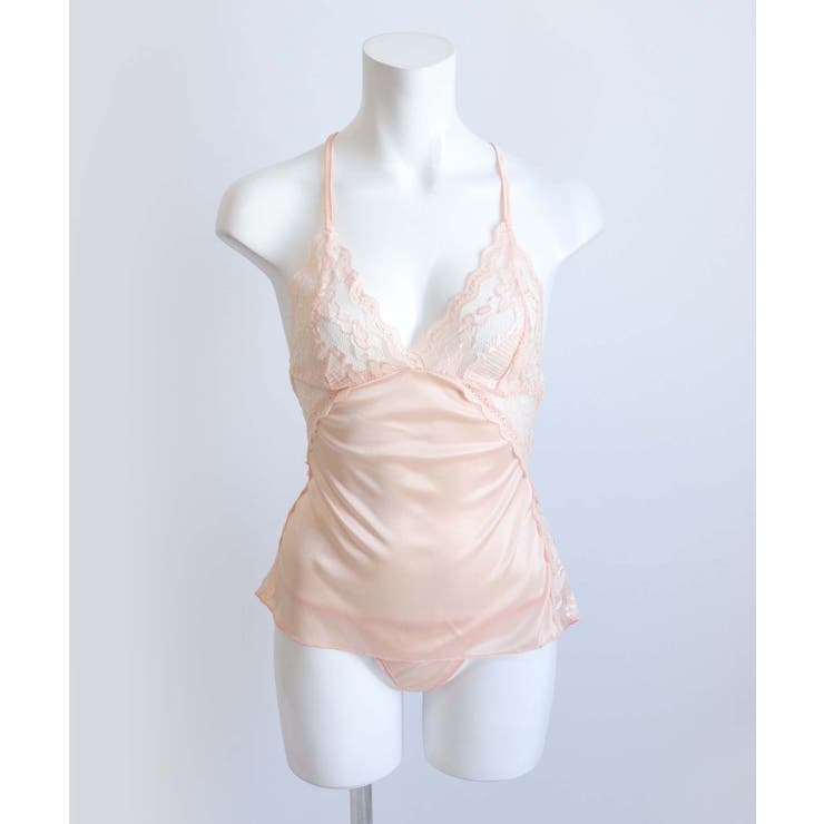 バックオープン サイドレース キャミソールランジェリー | OSYAREVO | 詳細画像10 