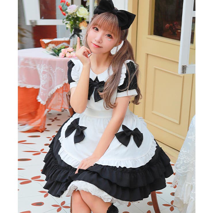 ブラック | クリスマス コスプレ メイド | OSYAREVO