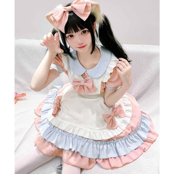 パステルピンクミックス | クリスマス コスプレ メイド | OSYAREVO