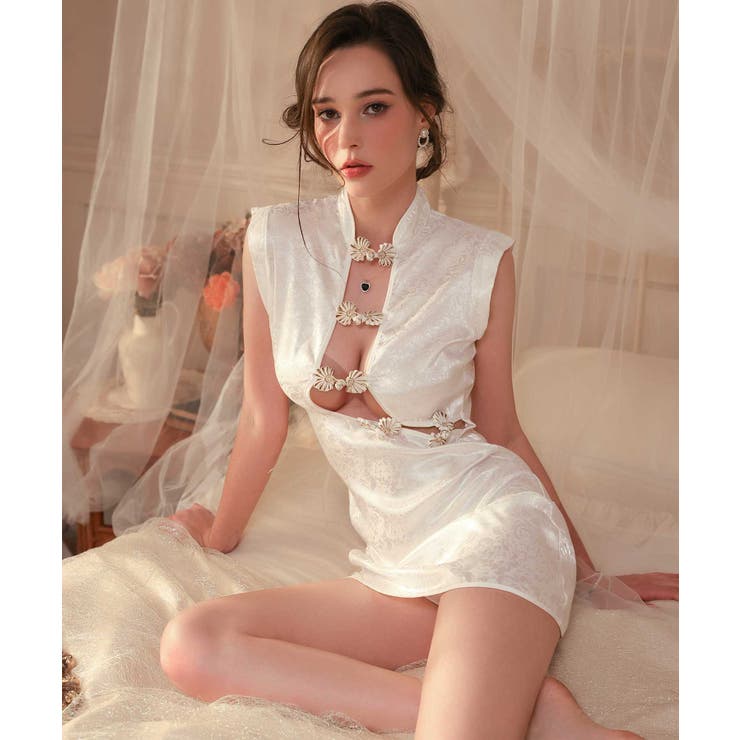 クリスマス コスプレ オープン ミニ チャイナ | OSYAREVO | 詳細画像18 