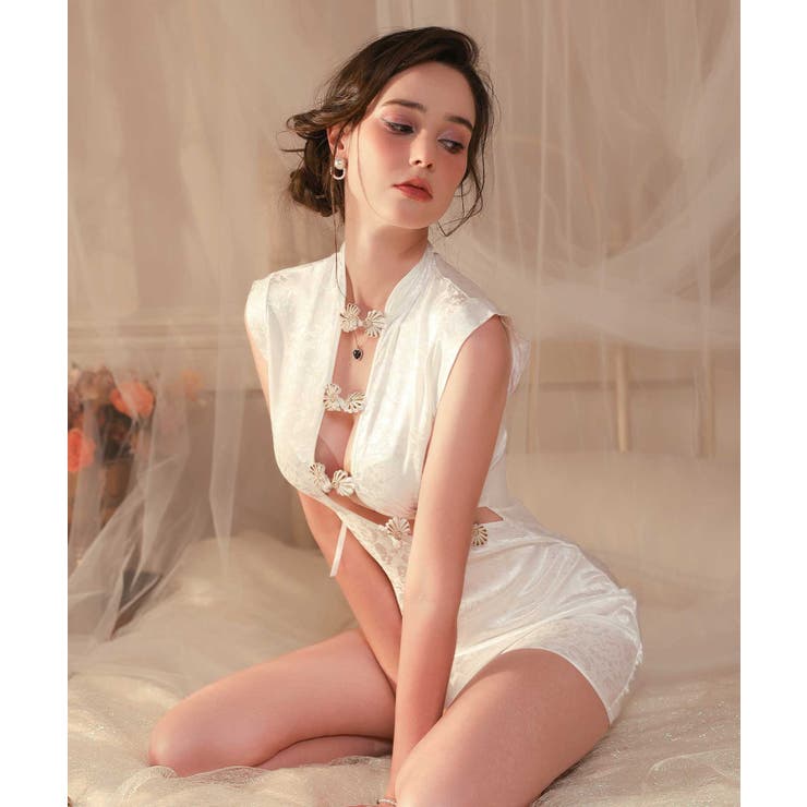 クリスマス コスプレ オープン ミニ チャイナ | OSYAREVO | 詳細画像19 