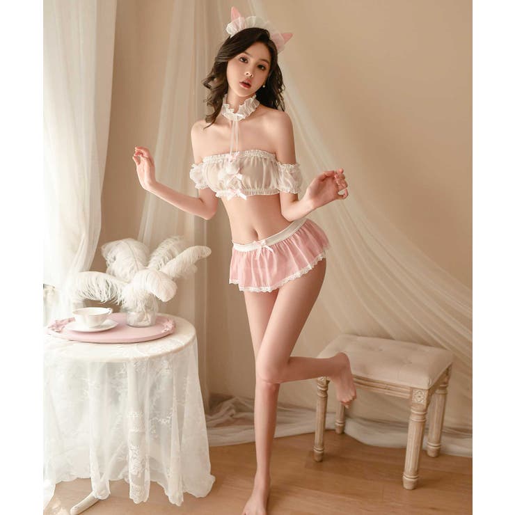 クリスマス コスプレ キャット×メイド ランジェリー | OSYAREVO | 詳細画像13 
