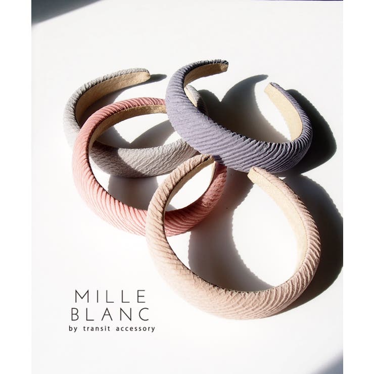 【mille blanc】カチューシャ ヘアバンド | TRANSIT ACCSESSORY  | 詳細画像1 