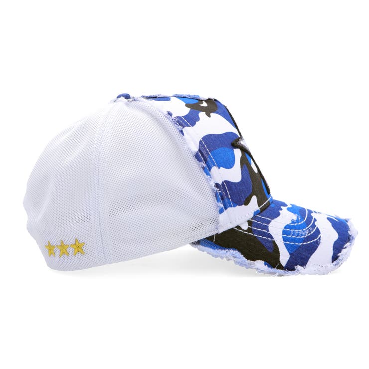 TRE☆STAR - FUR CAP STAR - BLUE CAMO