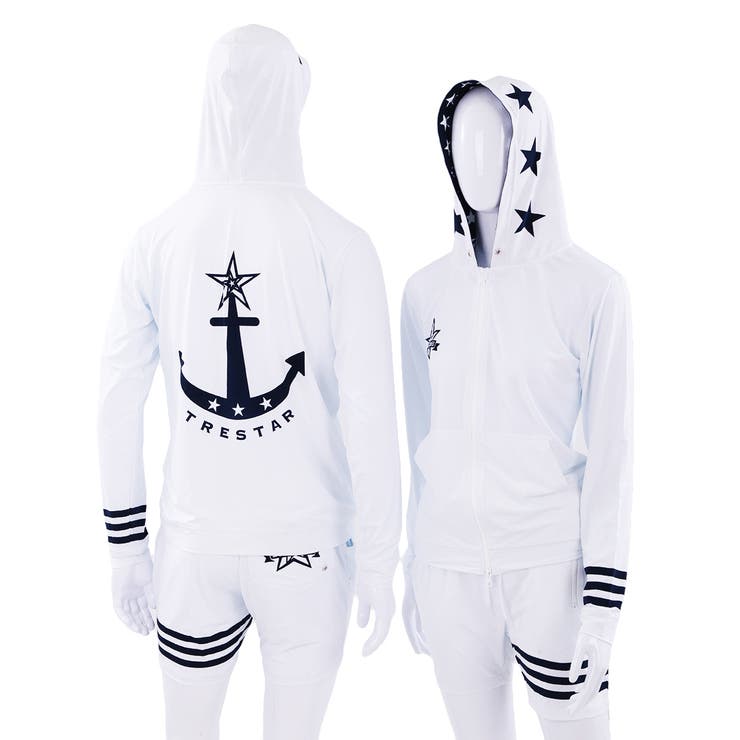 TRESTAR☆ラッシュガード　ホワイト　33 TRESTAR RUSH GUARD SETUP[品番：KYW00000050]｜TRESTAR