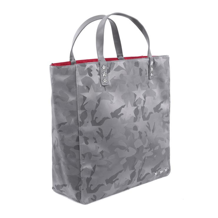 TRE☆STAR トレスター / TOTE BAG L CAMO STAR CAMO NYLON TOTE GRAY