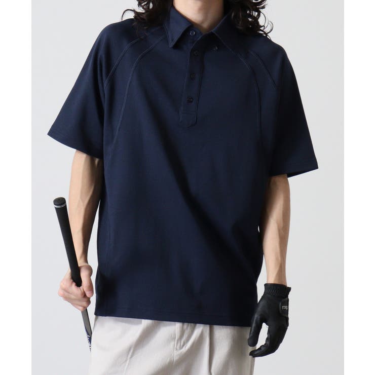 ネイビ- | BEES BEAM ボタンダウンポロシャツ | TRUSS