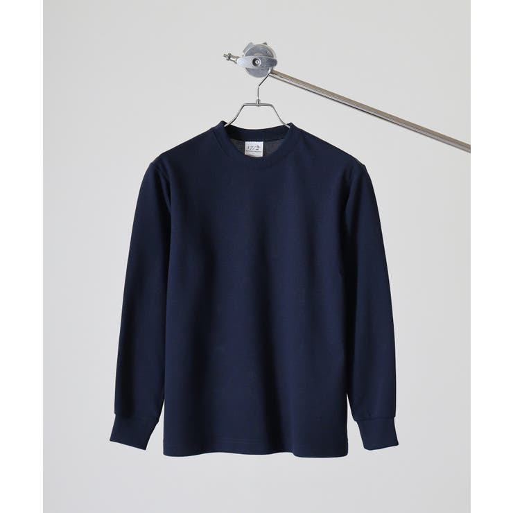 ネイビ- | TRUSS ハニカム長袖Tシャツ(リブ有り) | TRUSS