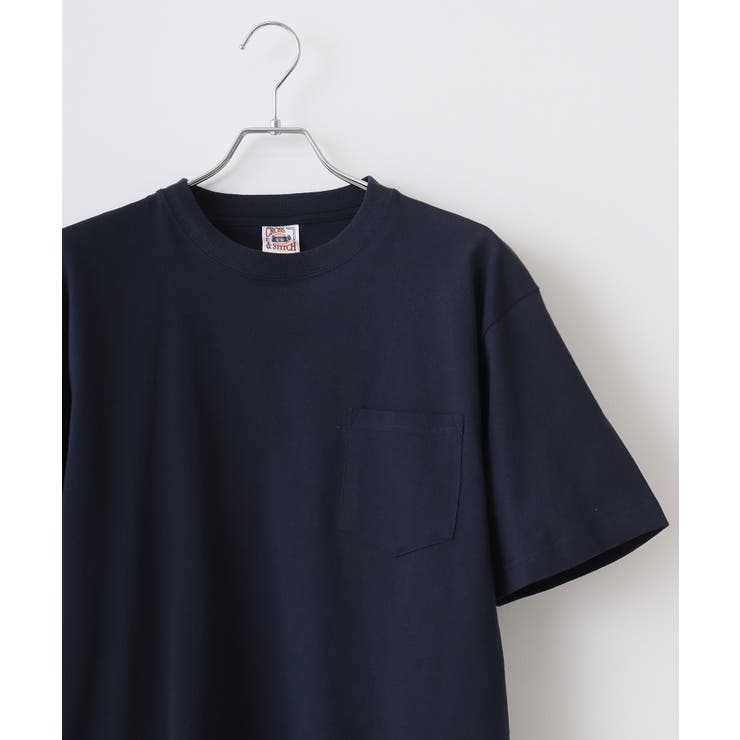 ネイビ- | CROSS & STITCH マックスウエイトポケットTシャツ | TRUSS