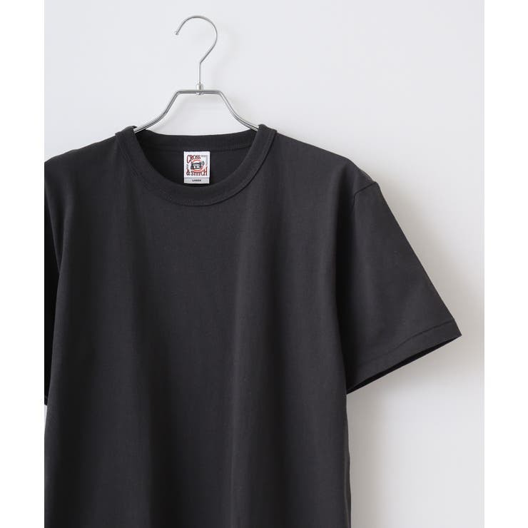 スミクロ | CROSS & STITCH マックスウエイトバインダーネックTシャツ | TRUSS