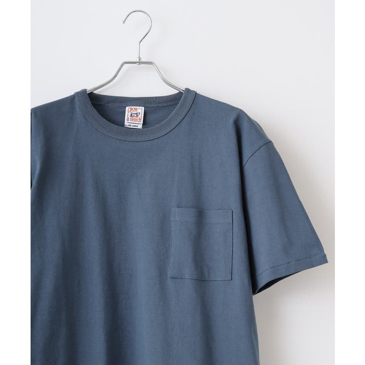 デニム | CROSS & STITCH バインダーネックポケットTシャツ | TRUSS
