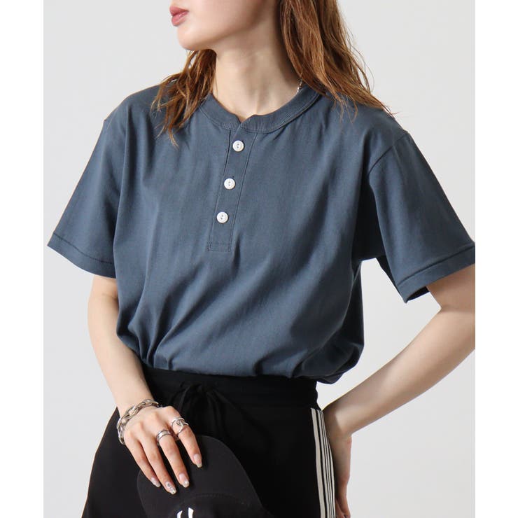CROSS & STITCH マックスウェイト ヘンリーネック半袖Tシャツ | TRUSS | 詳細画像26 