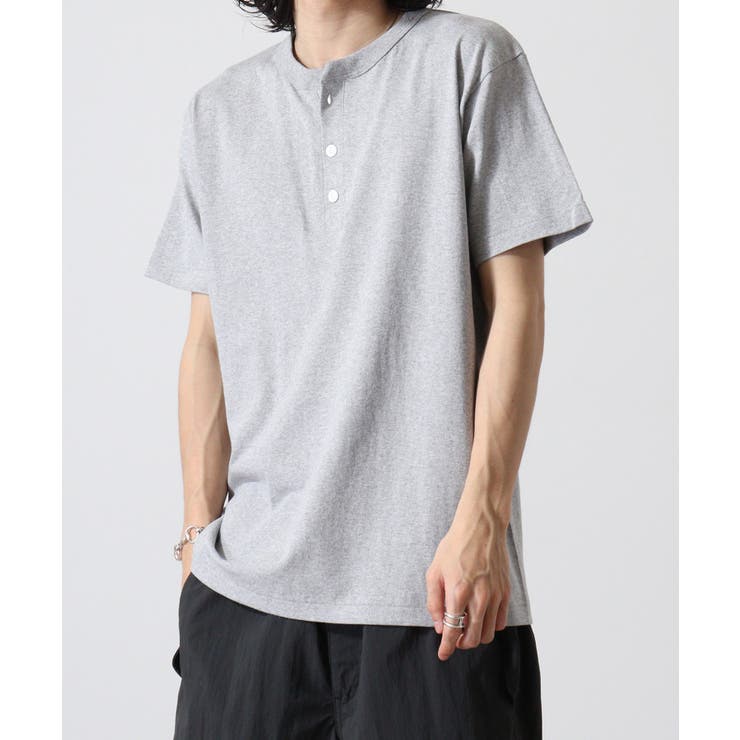 CROSS & STITCH マックスウェイト ヘンリーネック半袖Tシャツ | TRUSS | 詳細画像44 