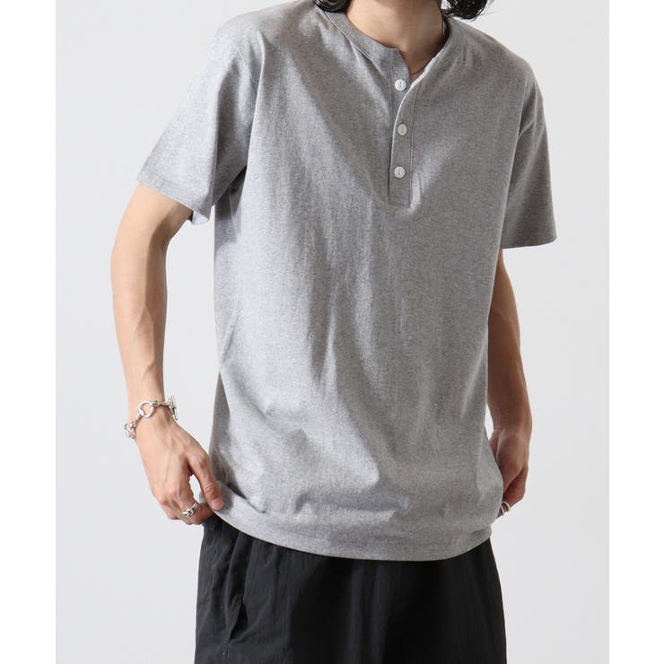 CROSS & STITCH マックスウェイト ヘンリーネック半袖Tシャツ | TRUSS | 詳細画像46 