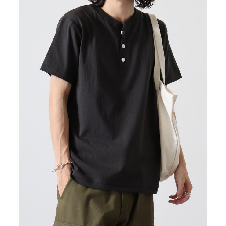 CROSS & STITCH マックスウェイト ヘンリーネック半袖Tシャツ | TRUSS | 詳細画像49 