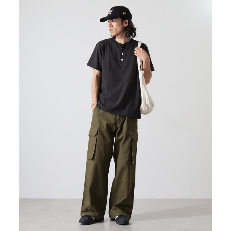 CROSS & STITCH マックスウェイト ヘンリーネック半袖Tシャツ | TRUSS | 詳細画像51 