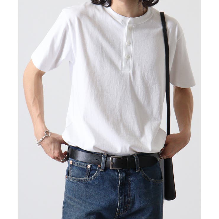 CROSS & STITCH マックスウェイト ヘンリーネック半袖Tシャツ | TRUSS | 詳細画像57 