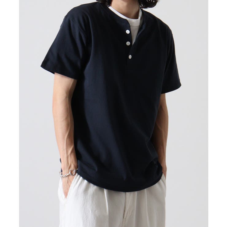 CROSS & STITCH マックスウェイト ヘンリーネック半袖Tシャツ | TRUSS | 詳細画像59 