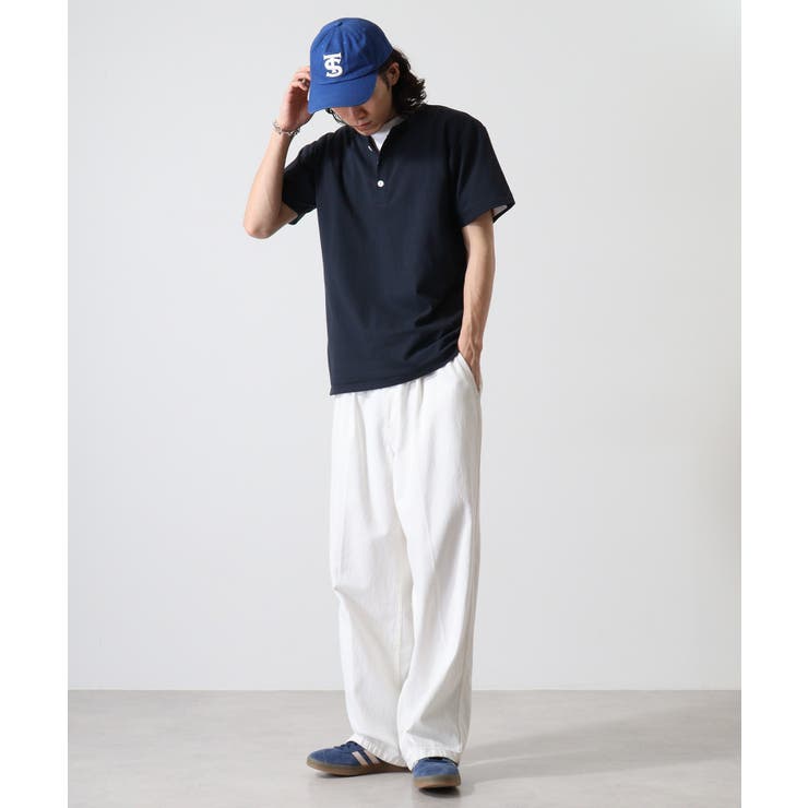 CROSS & STITCH マックスウェイト ヘンリーネック半袖Tシャツ | TRUSS | 詳細画像60 